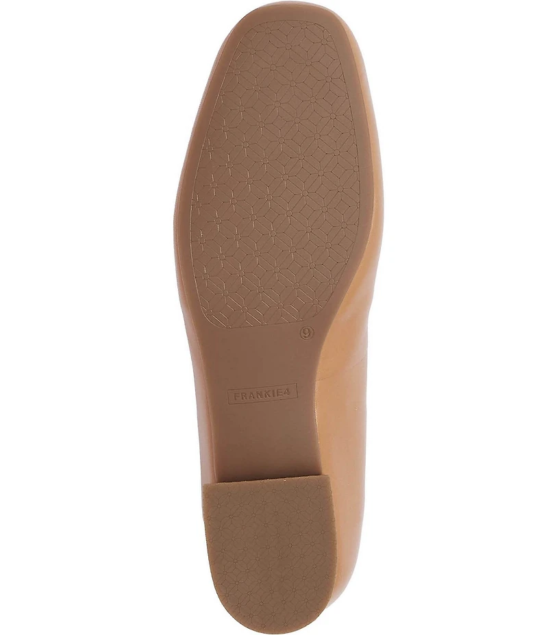 FRANKIE4 Cleo Leather Square Toe Pumps