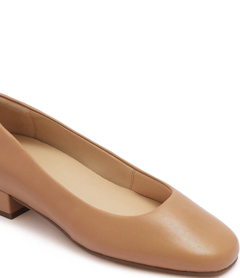 FRANKIE4 Cleo Leather Square Toe Pumps