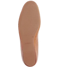 FRANKIE4 Dorset Snake Embossed Leather Ballet Flats
