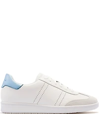 FRANKIE4 Drew Leather Metallic Logo Detail Sneakers