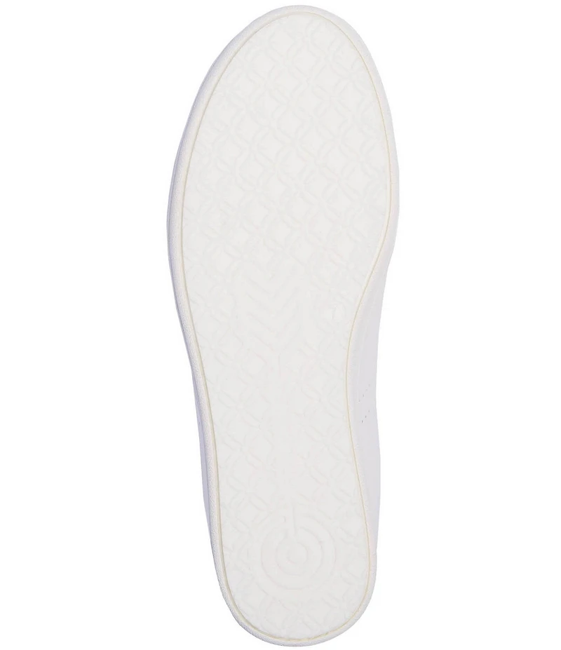 FRANKIE4 Drew Leather Metallic Logo Detail Sneakers