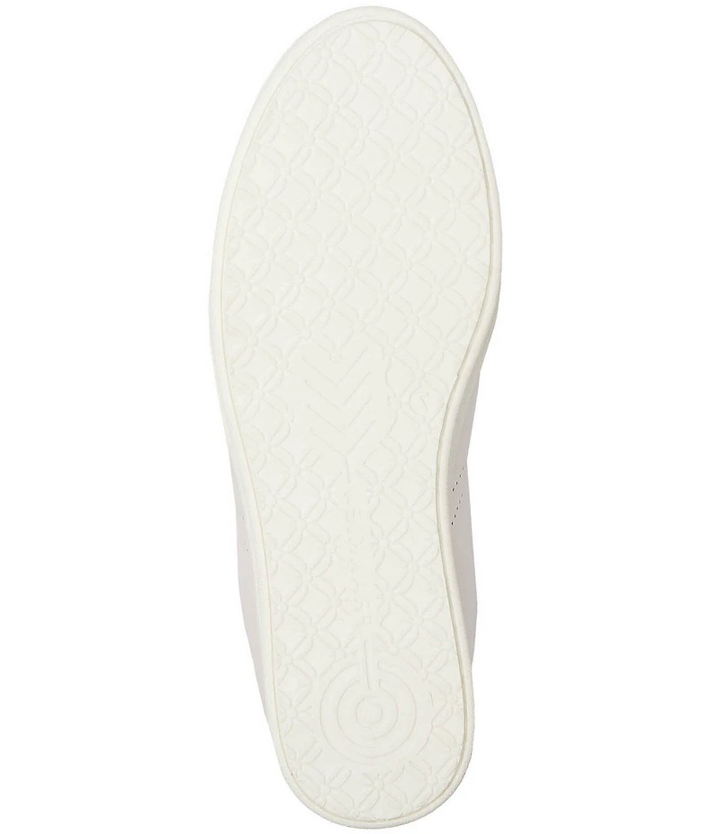 FRANKIE4 Drew Leather Metallic Logo Detail Sneakers