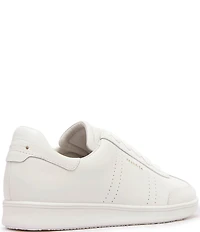 FRANKIE4 Drew Leather Metallic Logo Detail Sneakers