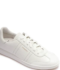 FRANKIE4 Drew Leather Metallic Logo Detail Sneakers