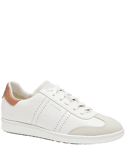 FRANKIE4 Drew Leather Perforated Detail Sneakers