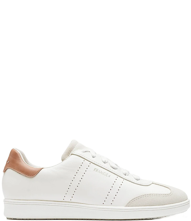 FRANKIE4 Drew Leather Perforated Detail Sneakers