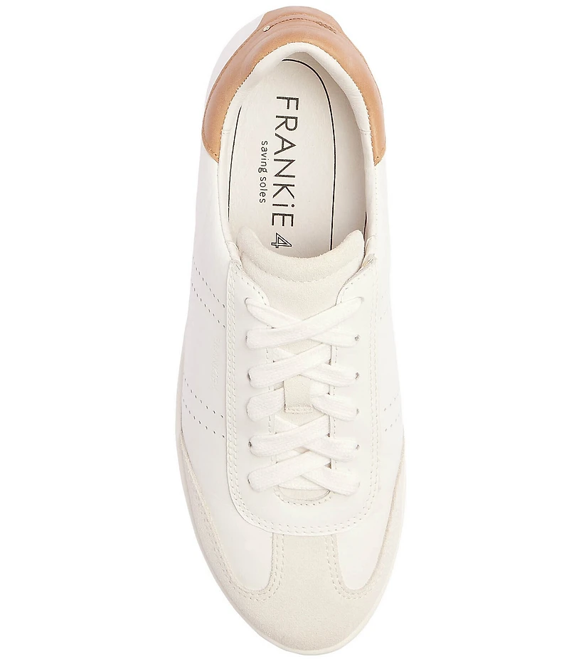 FRANKIE4 Drew Leather Perforated Detail Sneakers