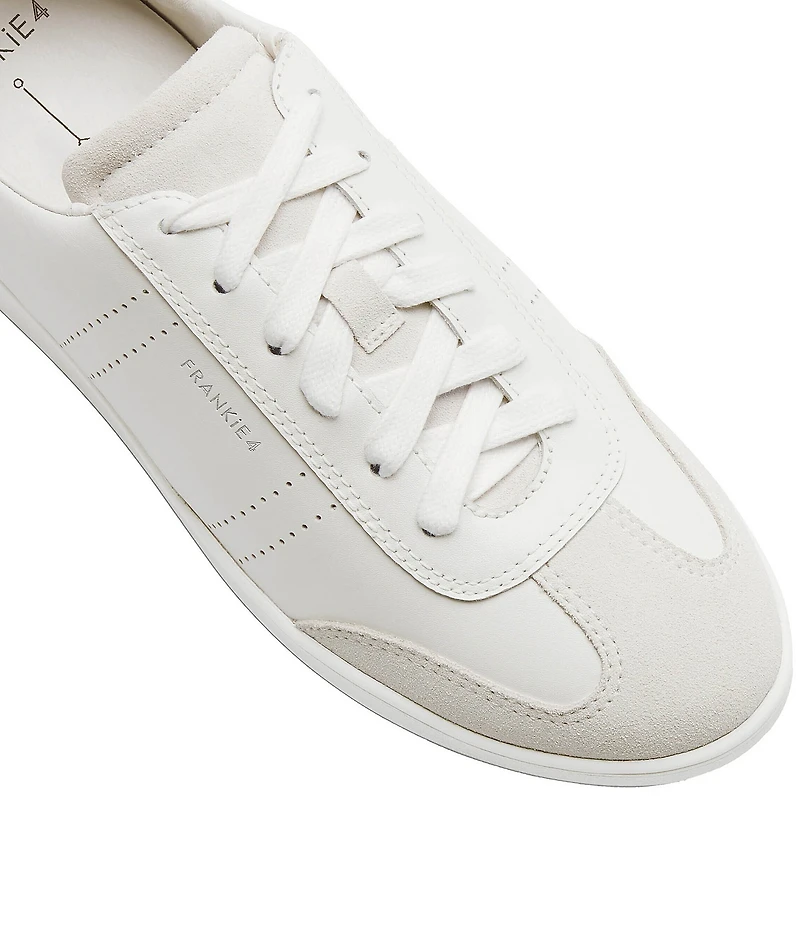 FRANKIE4 Drew Leather Perforated Detail Sneakers