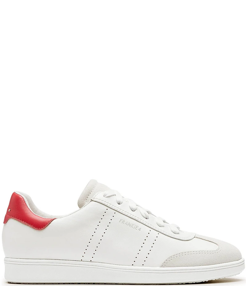 FRANKIE4 Drew Leather Perforated Detail Sneakers