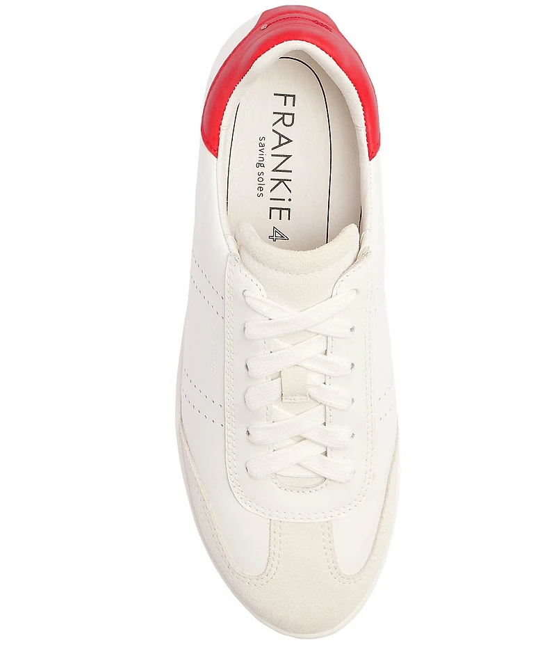 FRANKIE4 Drew Leather Perforated Detail Sneakers