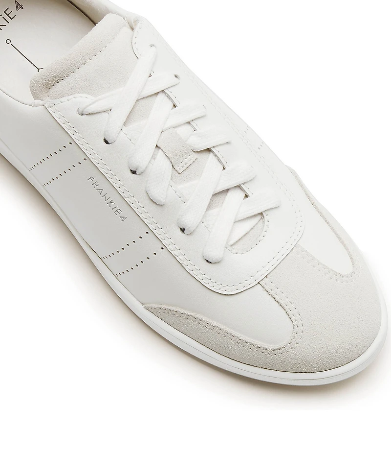 FRANKIE4 Drew Leather Perforated Detail Sneakers