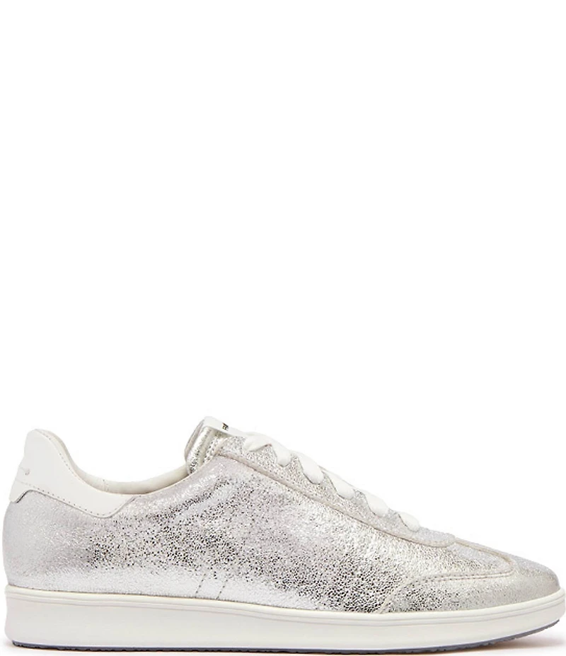 FRANKIE4 Drew Metallic Crackle Foil Sneakers