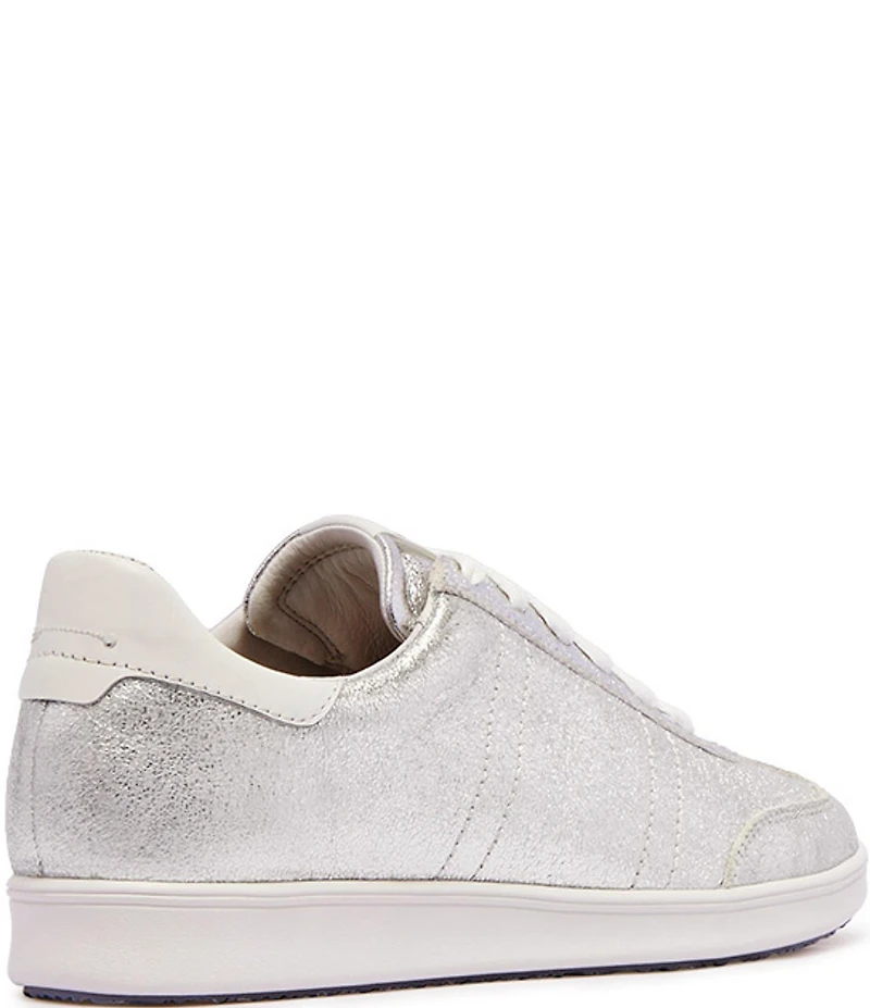 FRANKIE4 Drew Metallic Crackle Foil Sneakers