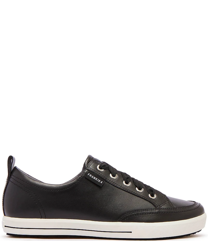 FRANKIE4 Ellie V Leather Lace Up Sneakers