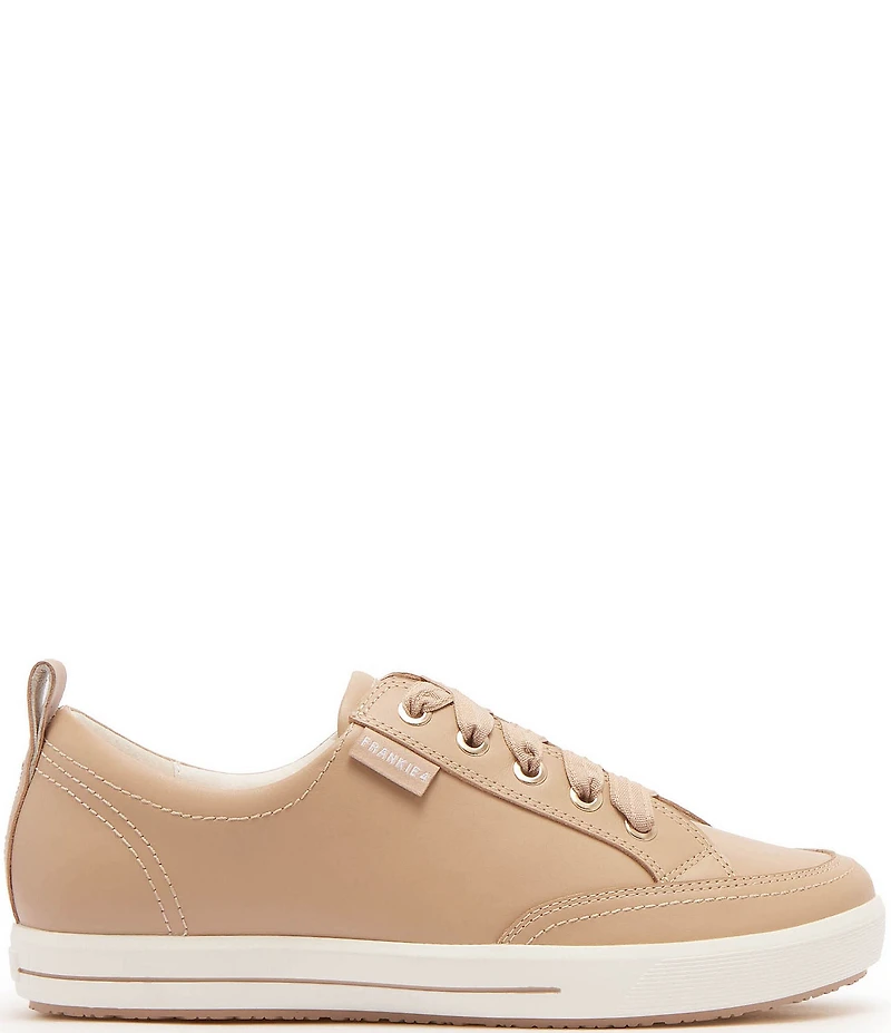 FRANKIE4 Ellie V Leather Lace Up Sneakers
