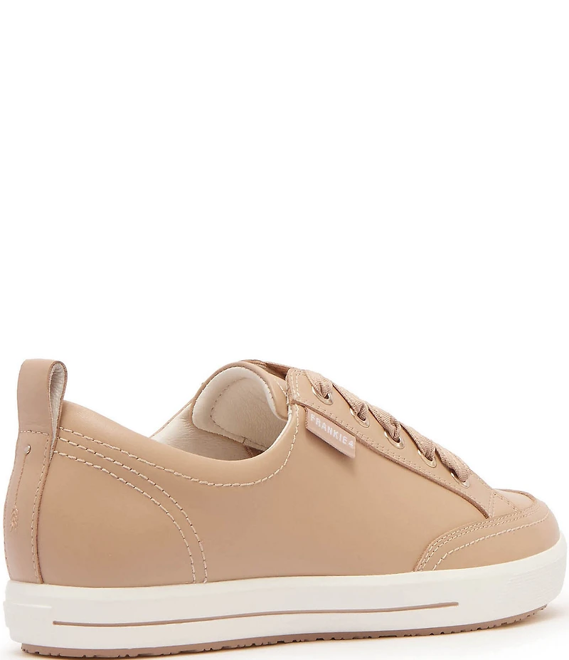 FRANKIE4 Ellie V Leather Lace Up Sneakers
