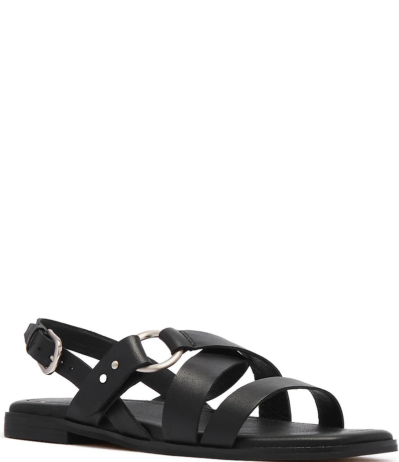 FRANKIE4 Finn Leather O-Ring Slingback Sandals