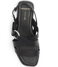 FRANKIE4 Finn Leather O-Ring Slingback Sandals