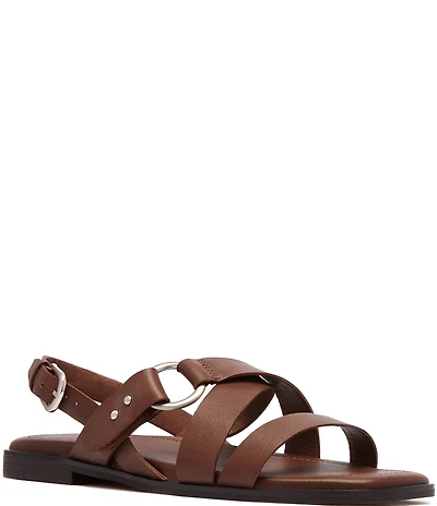 FRANKIE4 Finn Leather O-Ring Slingback Sandals