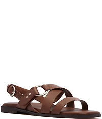 FRANKIE4 Finn Leather O-Ring Slingback Sandals