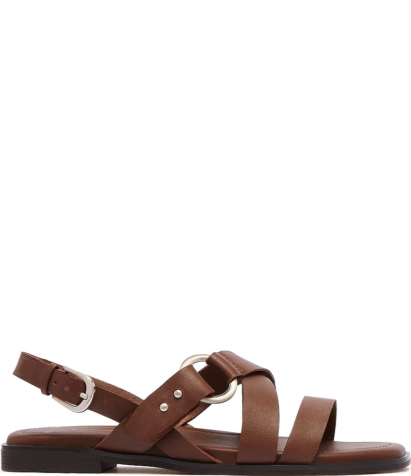 FRANKIE4 Finn Leather O-Ring Slingback Sandals
