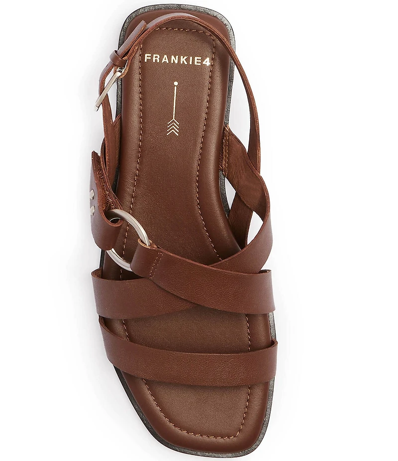FRANKIE4 Finn Leather O-Ring Slingback Sandals