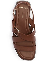FRANKIE4 Finn Leather O-Ring Slingback Sandals