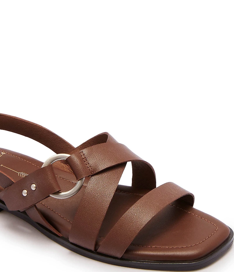 FRANKIE4 Finn Leather O-Ring Slingback Sandals