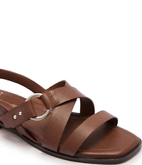 FRANKIE4 Finn Leather O-Ring Slingback Sandals
