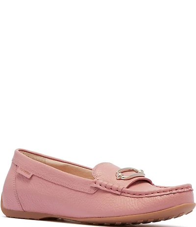 FRANKIE4 Foxx Leather Hardware Detail Driver Loafers