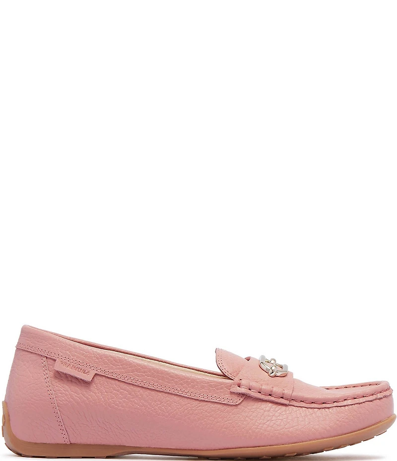 FRANKIE4 Foxx Leather Hardware Detail Driver Loafers