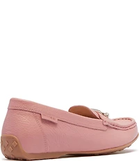 FRANKIE4 Foxx Leather Hardware Detail Driver Loafers