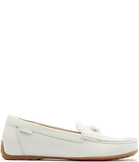 FRANKIE4 Foxx Leather Hardware Detail Driver Loafers