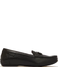 FRANKIE4 Foxx Leather Hardware Detail Driver Loafers