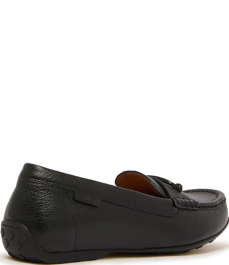 FRANKIE4 Foxx Leather Hardware Detail Driver Loafers