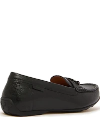 FRANKIE4 Foxx Leather Hardware Detail Driver Loafers