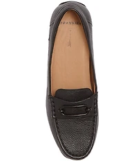 FRANKIE4 Foxx Leather Hardware Detail Driver Loafers
