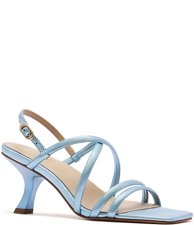FRANKIE4 Giselle Metallic Leather Strappy Dress Sandals