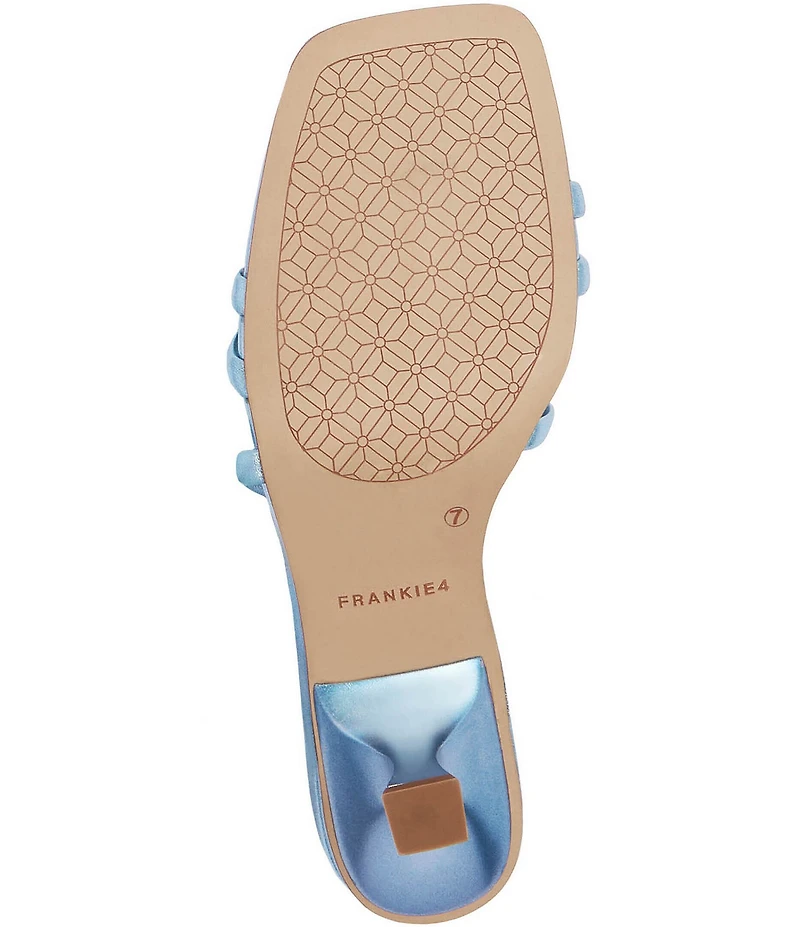 FRANKIE4 Giselle Metallic Leather Strappy Dress Sandals