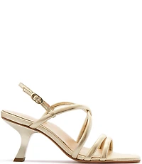 FRANKIE4 Giselle Metallic Leather Strappy Dress Sandals