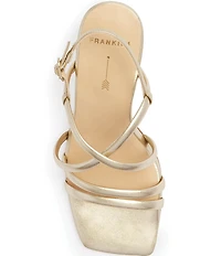 FRANKIE4 Giselle Metallic Leather Strappy Dress Sandals