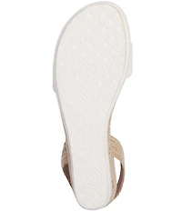 FRANKIE4 Harris Leather Platform Wedge Espadrille Sandals