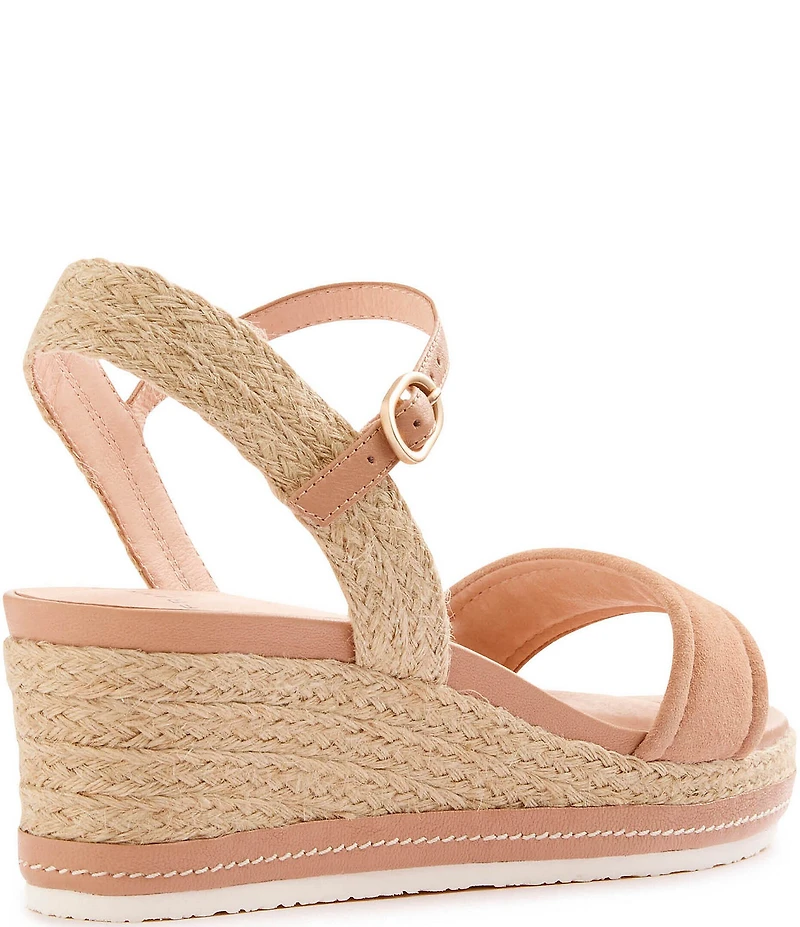 FRANKIE4 Harris Suede Platform Wedge Espadrille Sandals
