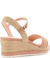 FRANKIE4 Harris Suede Platform Wedge Espadrille Sandals