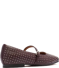 FRANKIE4 Hepburn Studded Leather Mary Jane Ballet Flats