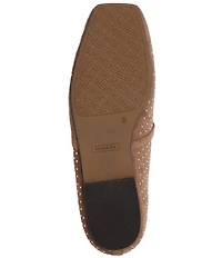 FRANKIE4 Hepburn Studded Suede Mary Jane Ballet Flats