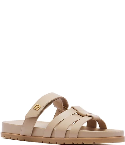 FRANKIE4 Kendall Leather Slide Sandals