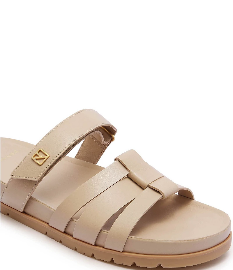 FRANKIE4 Kendall Leather Slide Sandals