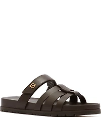 FRANKIE4 Kendall Leather Slide Sandals
