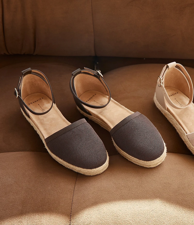 FRANKIE4 Kit Knit Ankle Strap Espadrilles